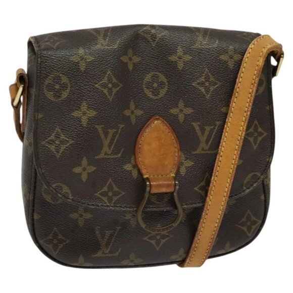 LOUIS VUITTON Monogram Saint Cloud MM Shoulder Bag M51243 LV Auth 129864 - Picture 1 of 16